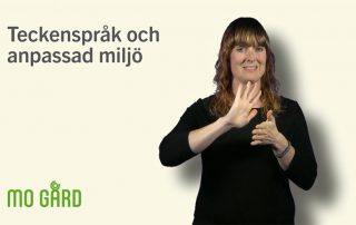 Tjej som tolkar